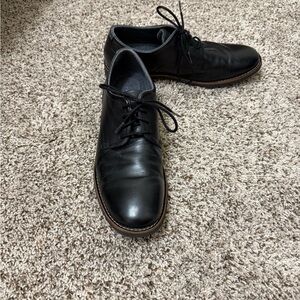 Rockport Black Leather Men's Oxfords